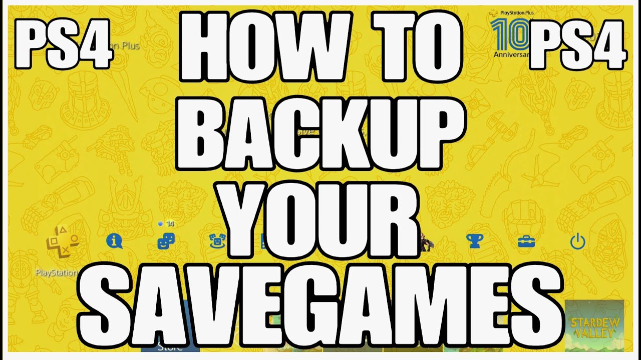 How to backup your savegames on Playstation 4 using an external harddrive or Playstation cloud