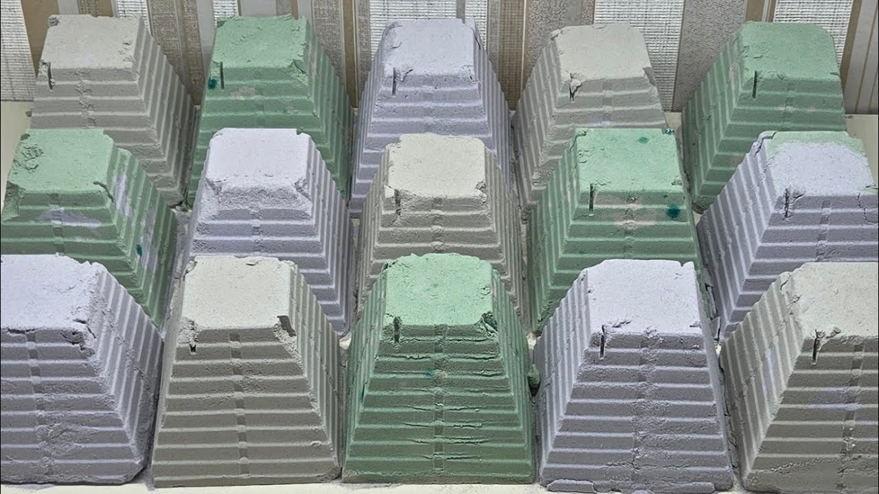 (Asmr baking soda) Pyramid 