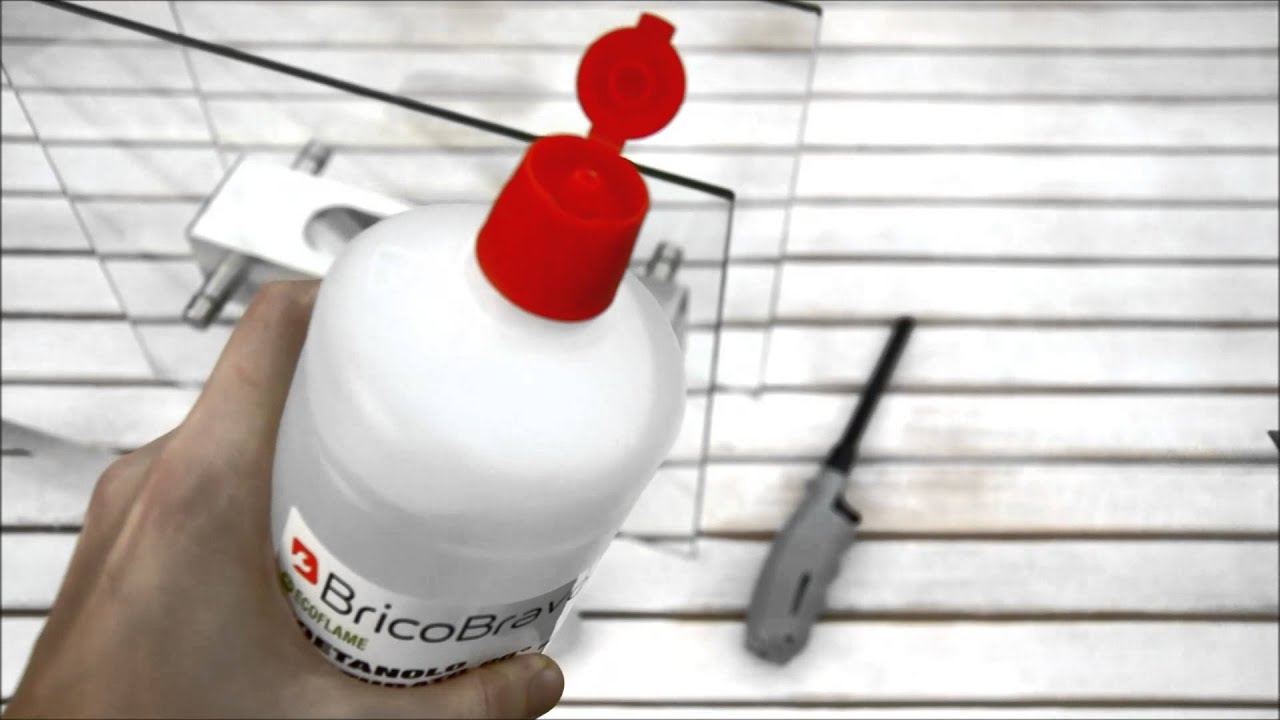 Bioetanolo BricoBravo ECOFLAME con Biocamino Boston