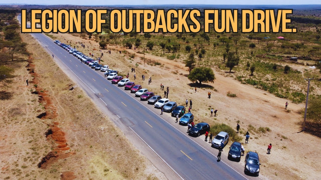 They set a new record for the largest Subaru Outback fun drive to Namanga.