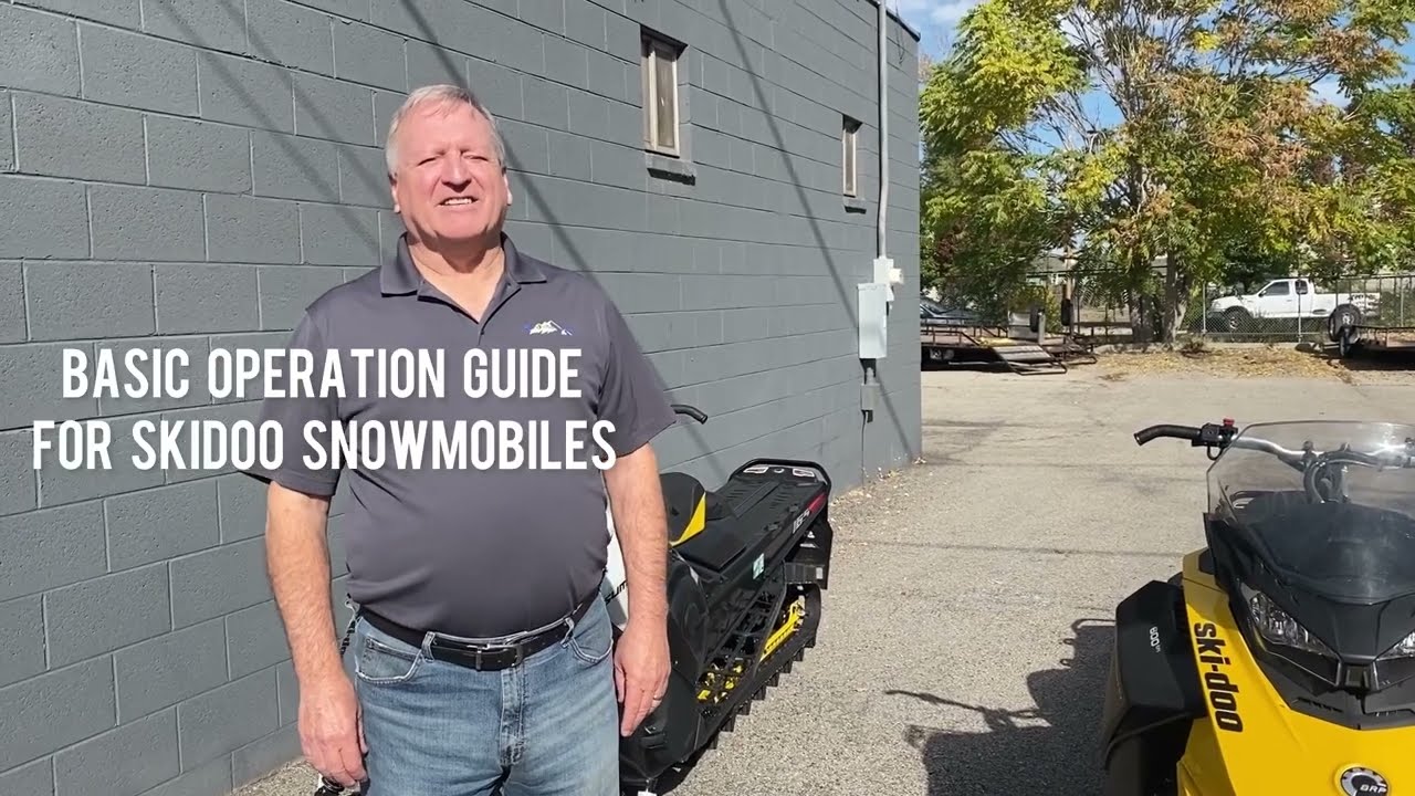 Snowmobile Guide for Beginners, Basic Operation for Skidoo Snowmobiles, Summit 850 Backcountry 600,
