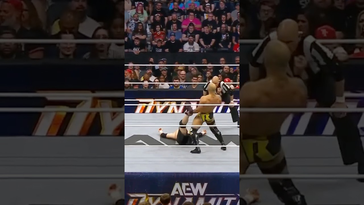 Ricochet Attempts Figure Four On Zach Gowen