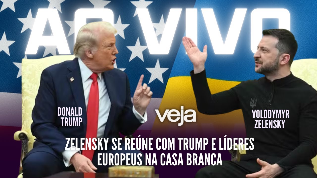 AO VIVO: Zelensky se reúne com Trump e líderes europeus na Casa Branca