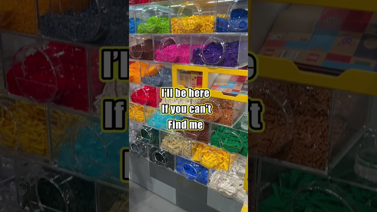Lego pick a brick wall is my favorite part of the LEGO store! #legostore #lego