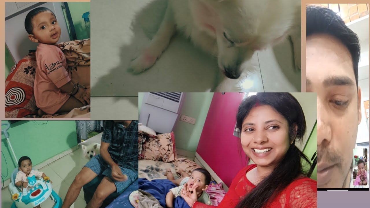 कभी कभी बहुत मुश्किल हो जाता है घर के kaam के saat एक baby को dekna but हम फिर v मुस्कुरा कर के करते