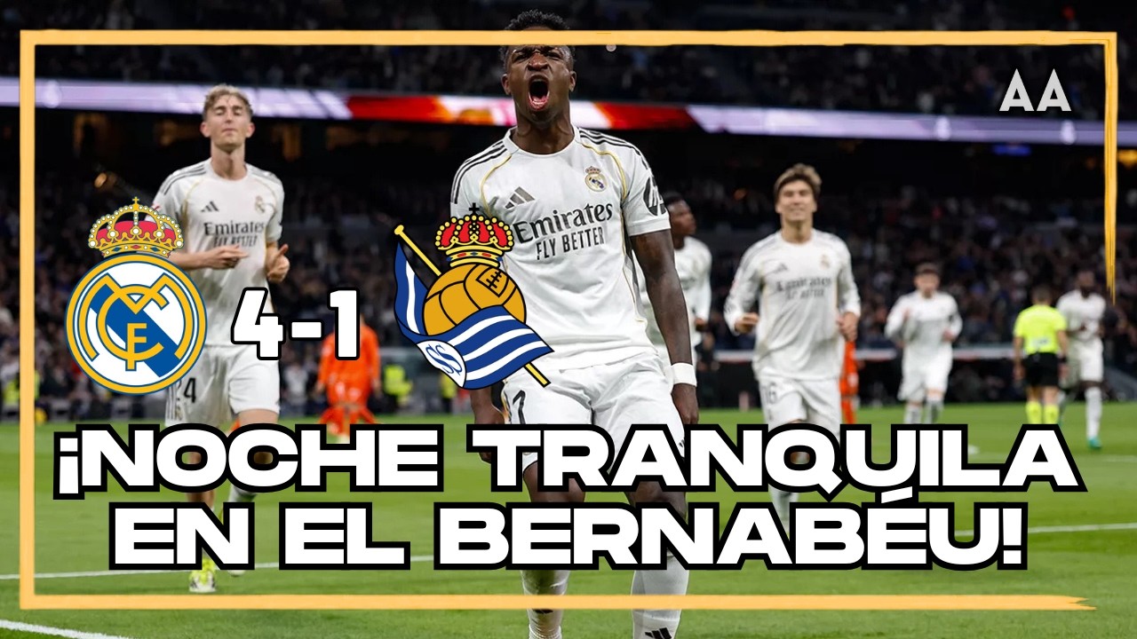 ¡Noche sin sustos y sin caos! Los Merengues GOLEAN en casa y duermen como líderes de La Liga