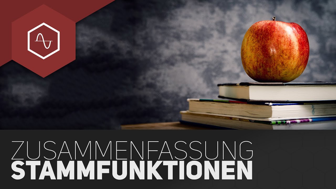 Stammfunktion - Komplette Zusammenfassung fürs Mathe-Abi