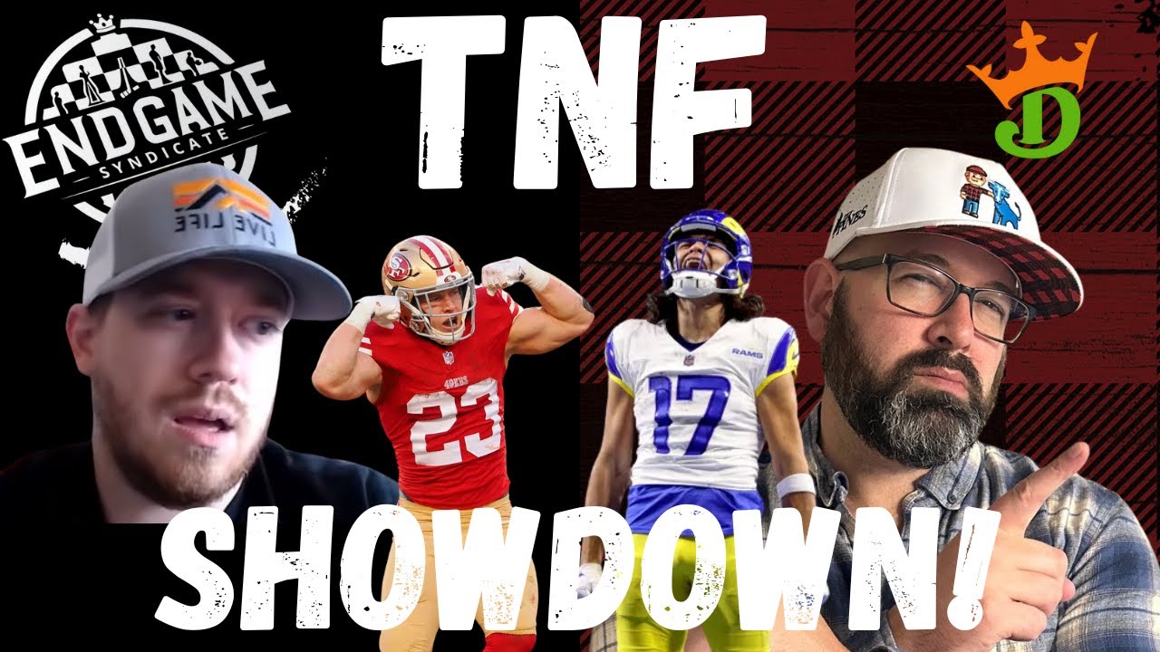 NFL DFS DraftKings Showdown Picks LIVE Early Strategy 49ers-Rams Thursday Night Football Lineups
