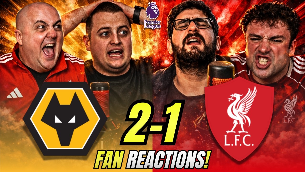 Liverpool Fans LOSE IT 😤 Reactions to Wolves 2-1 Liverpool | Premier League Fan Reactions