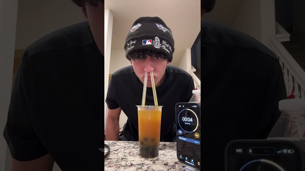 How to drink boba the right way 😍
