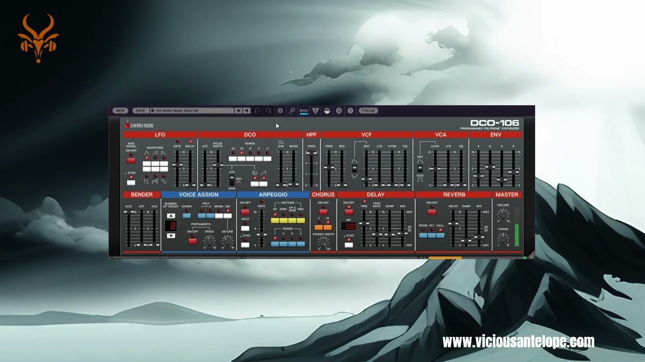 Synth Lead Presets for Cherry Audio DCO-106 - North Winds Walkthrough Vicious Antelope
