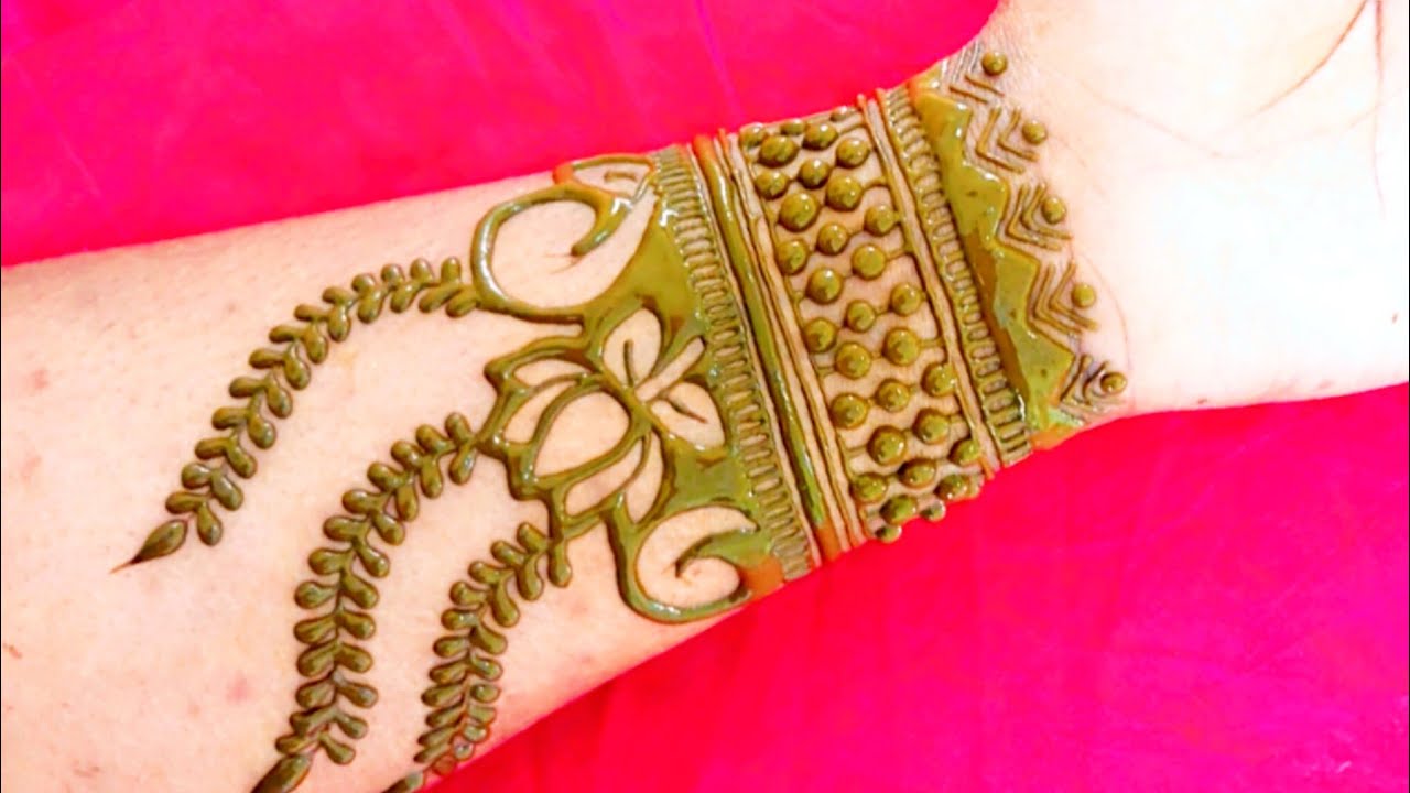 Dulhan mehndi design | Easy arabic mehndi |Simple mehndi | Mehndi ki design | Mehndi design |Mehndi