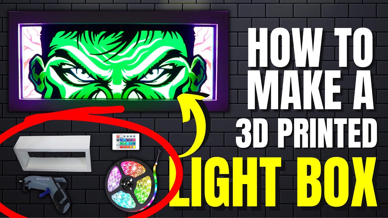 How to Assemble a 3D Printed LED Box
