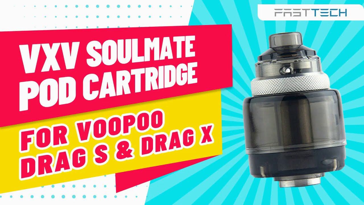 Authentic VXV Soulmate RDTA / RDA Pod Cartridge for VOOPOO Drag S & Drag X at FastTech.com