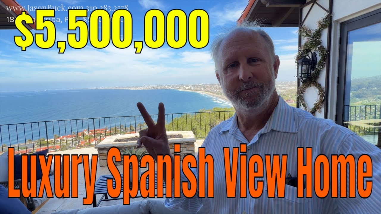 Inside an Incredible Airplane View of Queens Necklace Classic Spanish Charm at 1801 Via Arriba