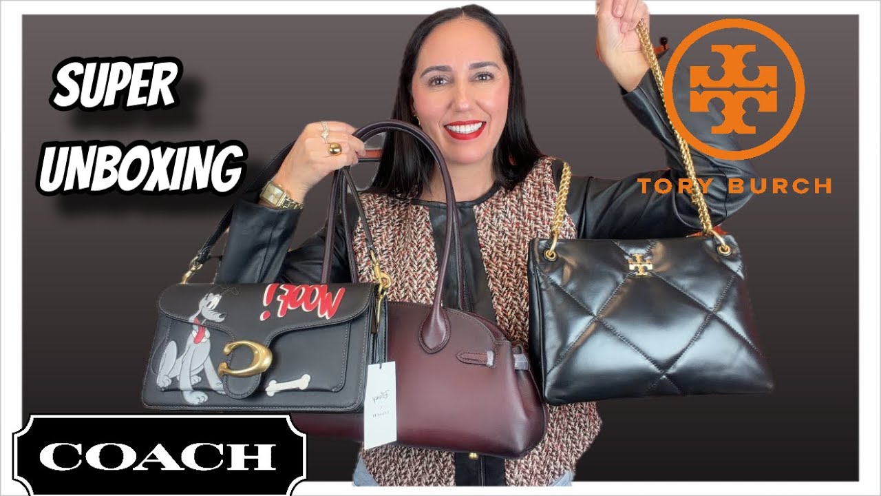 SUPER UNBOXING De BOLSOS @coach & @ToryBurch