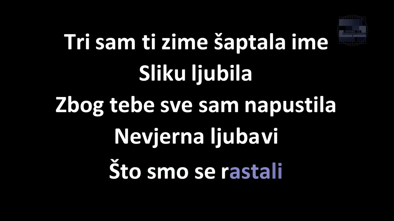 Magazin - Tri sam ti zime šaptala ime (Karaoke)