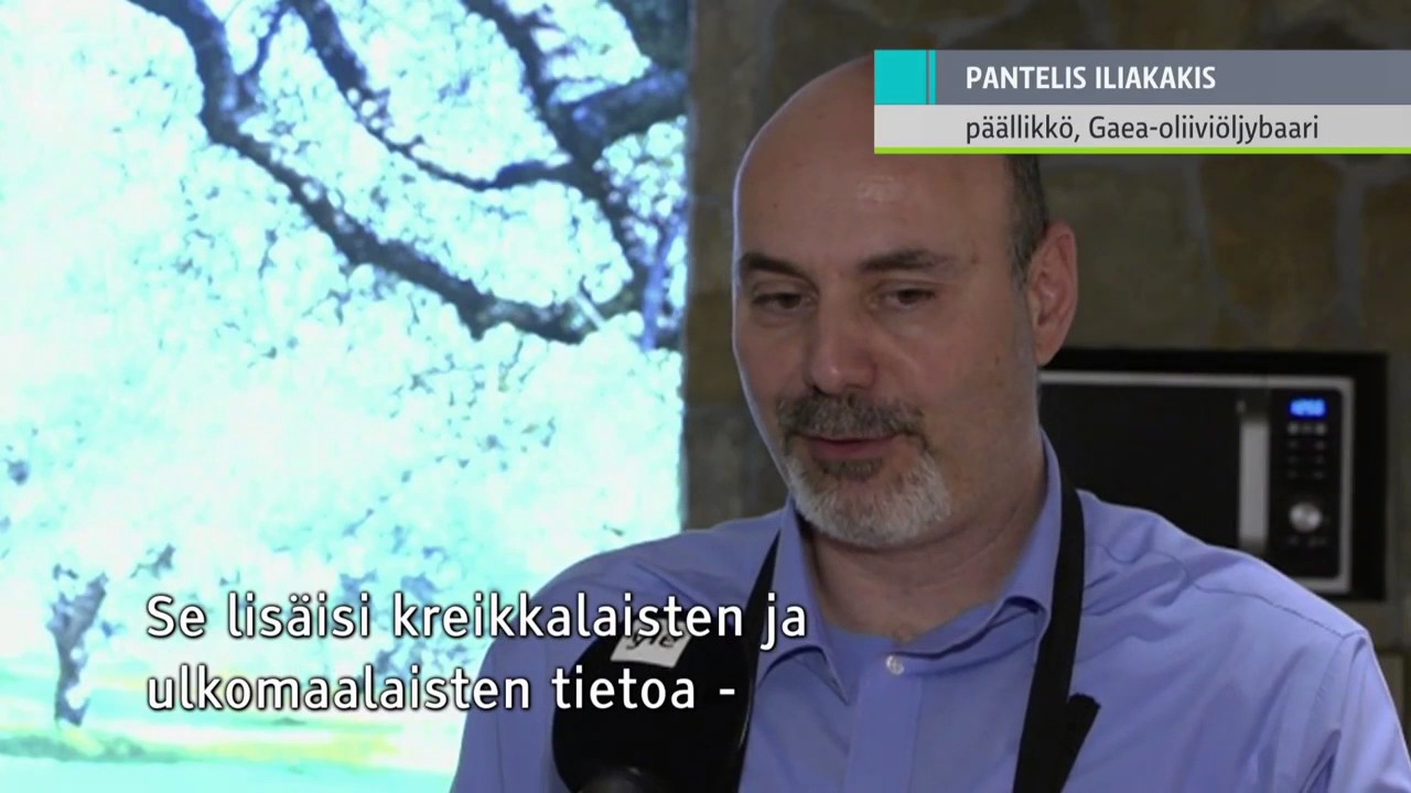 Olive Oil Bar by GAEA at Yle Uutiset Yle Uutiset 18 00 TV Areena yle fi