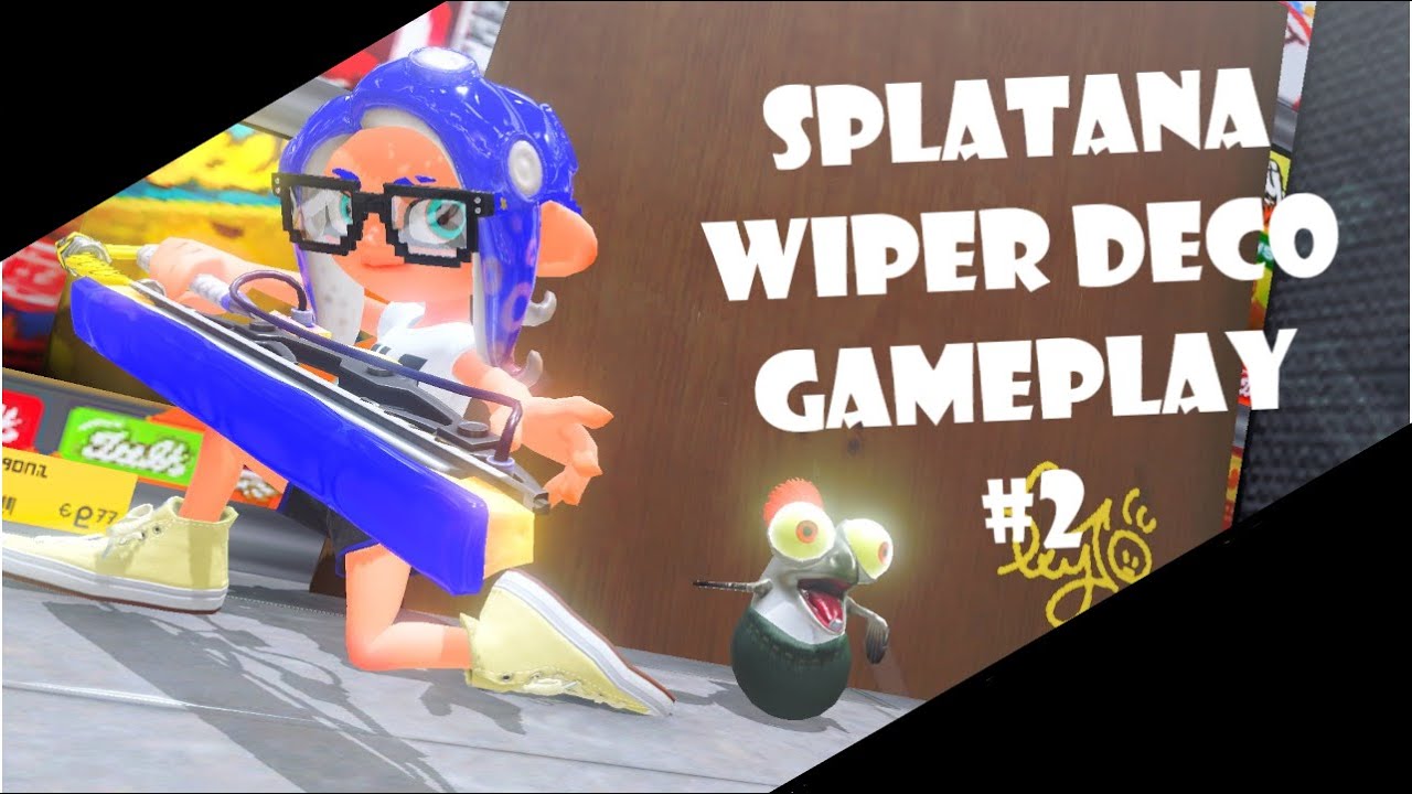 Splatana Wiper Deco Gameplay #2 - Splatoon 3 | Anarchy Battle (RM)