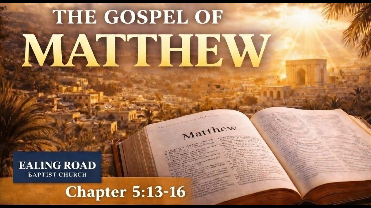 The Gospel of Matthew - 5:13-16 | Salt & Light | Ealing Road Baptist Church Brentford