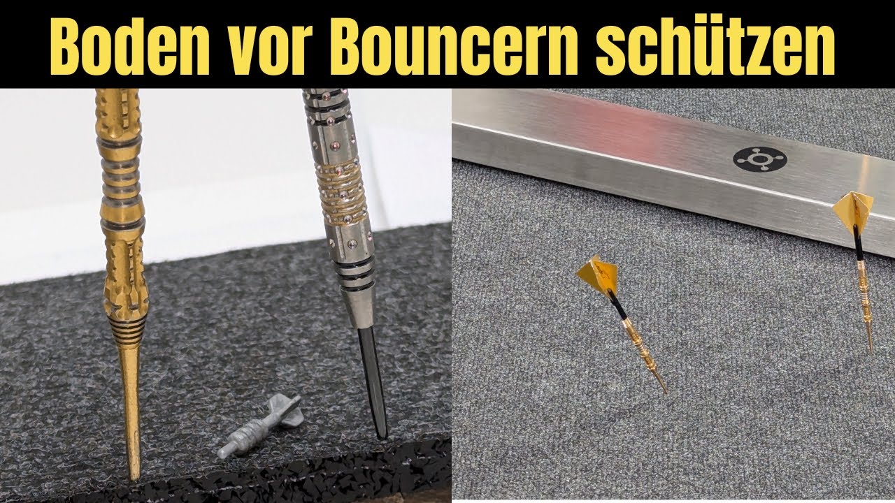 Darts - Boden vor Bouncern schützen