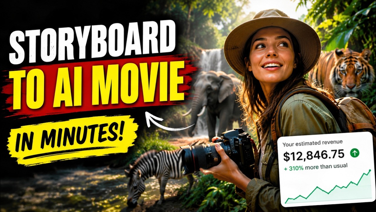 Turn Any Storyboard Into a Full AI Movie with Google Flow (100% FREE)
