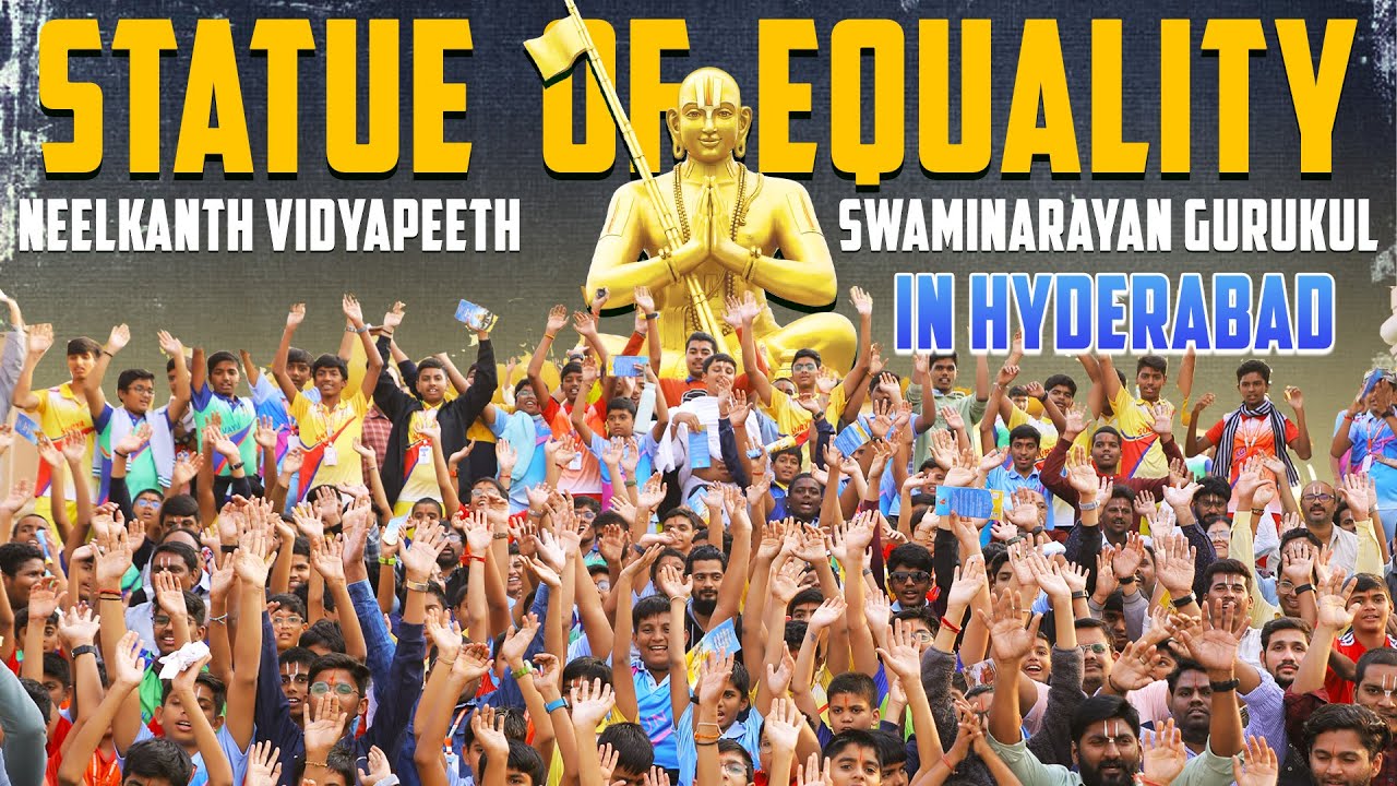 700 Students From Swami Narayan Gurukul Visited The Statue Of Equality | Chinna Jeeyar Swamy