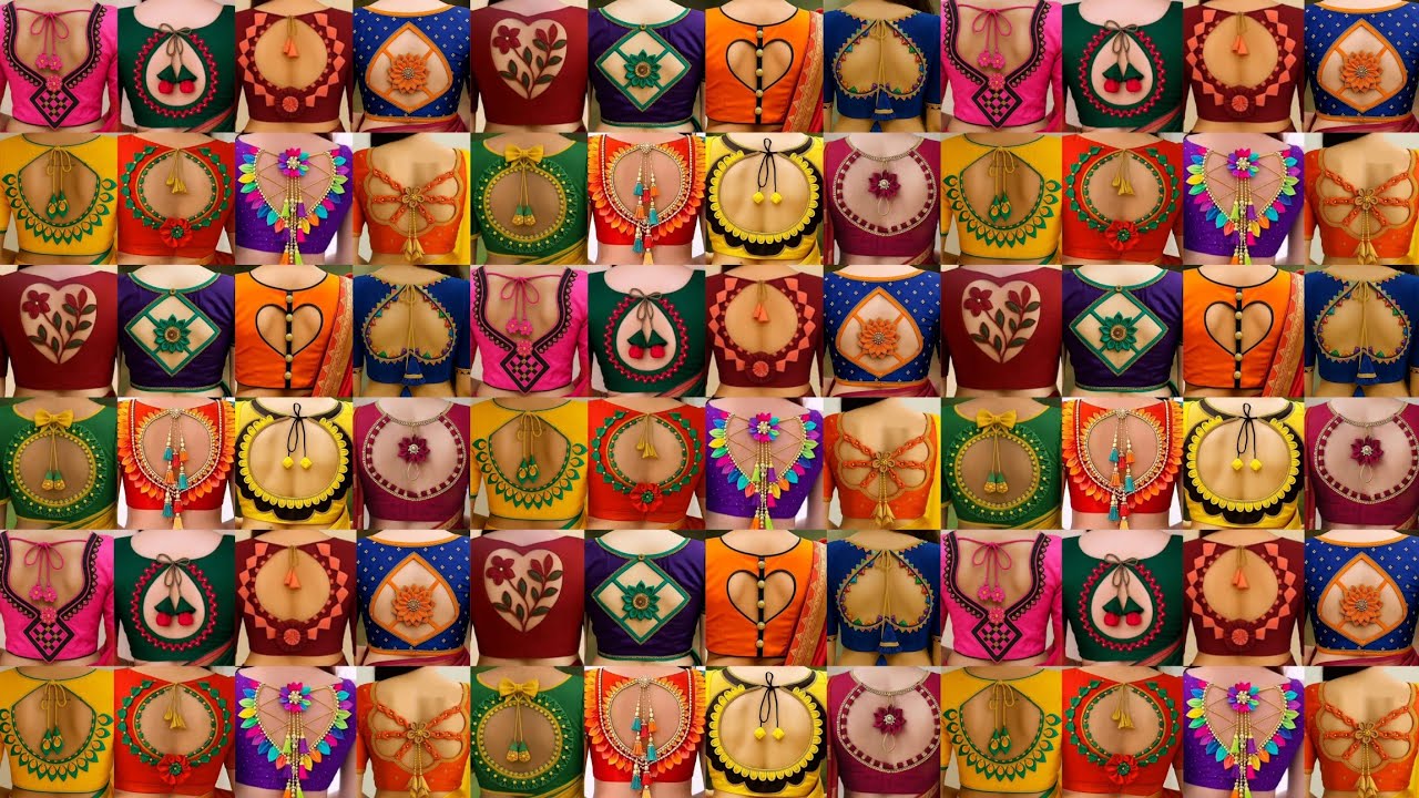 Modern 🎉 Saree blouse designs 2026/boat neck blouse design/blouse ki design/blouse neck design#back