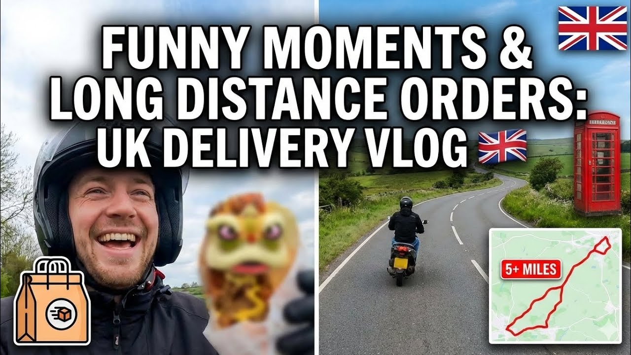 Funny Moments & Long Distance Orders: UK Delivery Vlog 28🇬🇧