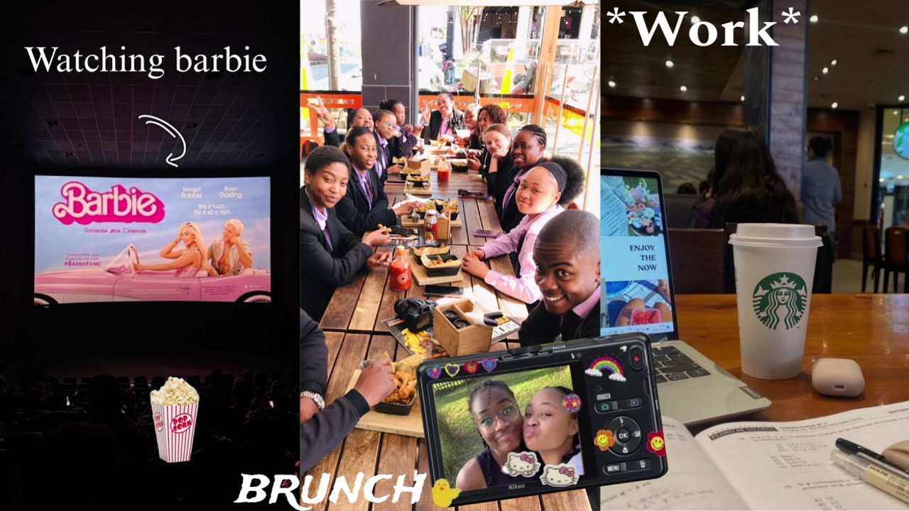 Busy Productive days in my life} Watching Barbie, Brunch, Work, Picnic date, {19 year old Diaries}