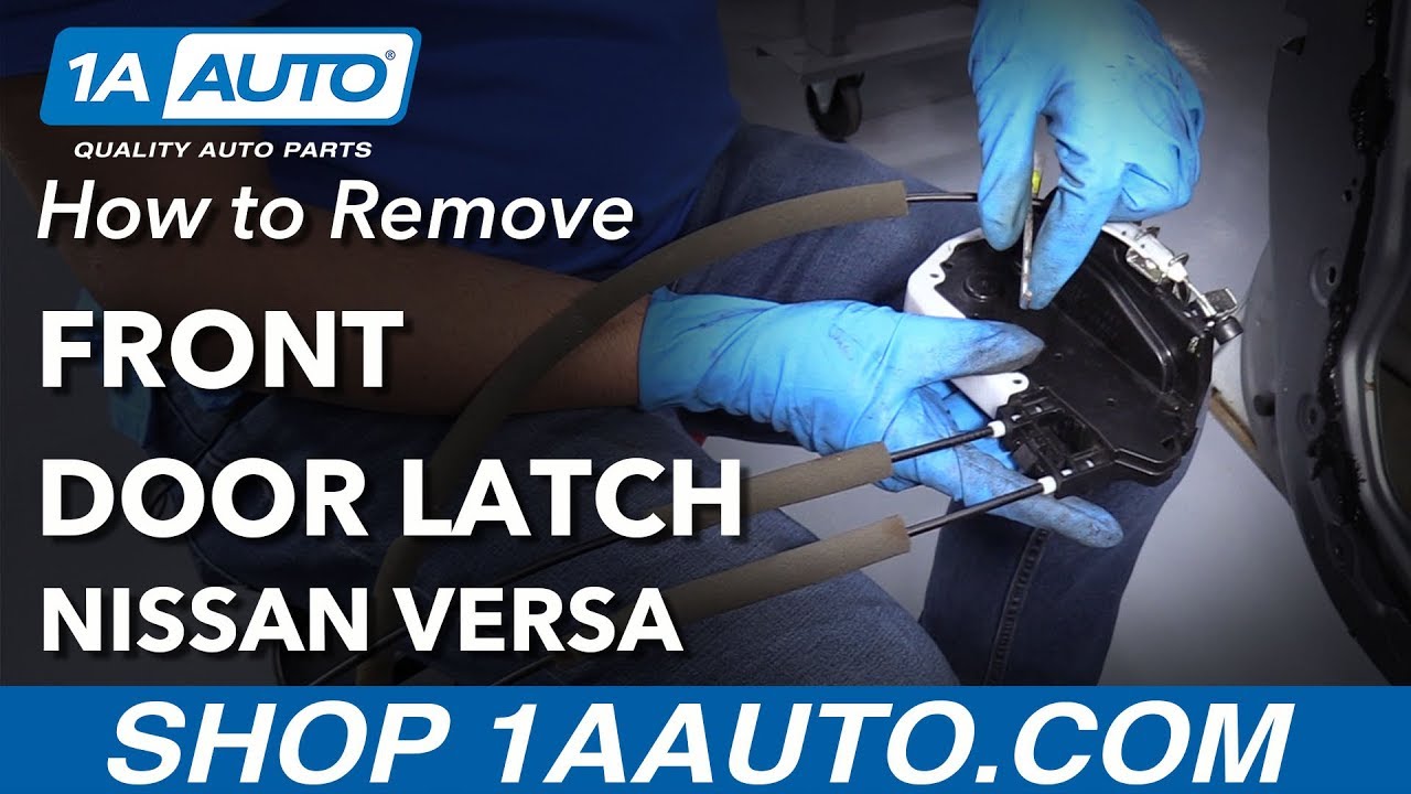 How to Remove Front Door Latch 12-19 Nissan Versa