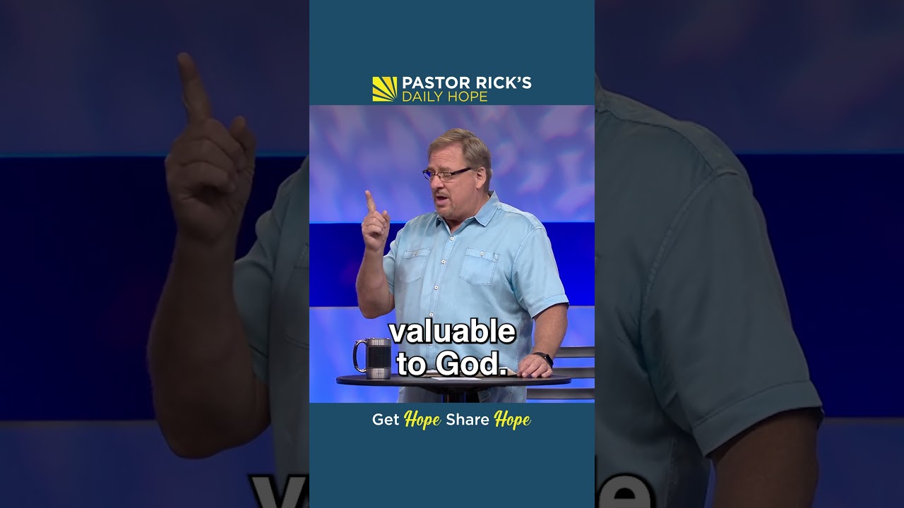 Humility Is Not Thinking Less of Yourself - Pastor Rick&rsquo;s Daily Hope