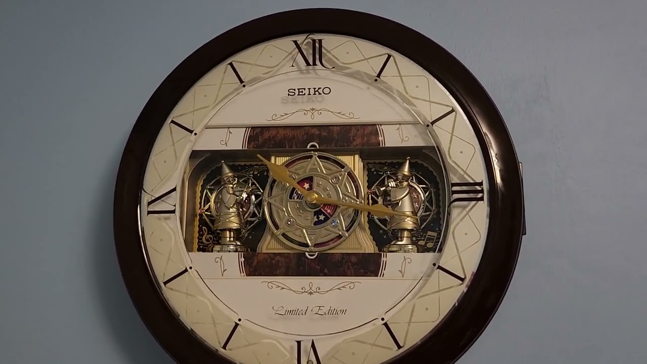 Seiko QXM282BRH Limited Edition Melodies in Motion Wall Clock