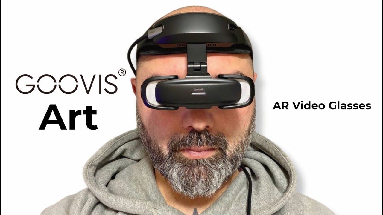 GOOVIS Art AR Video Glasses – 110″ Virtual Cinema Headset | Ultimate Portable Display!