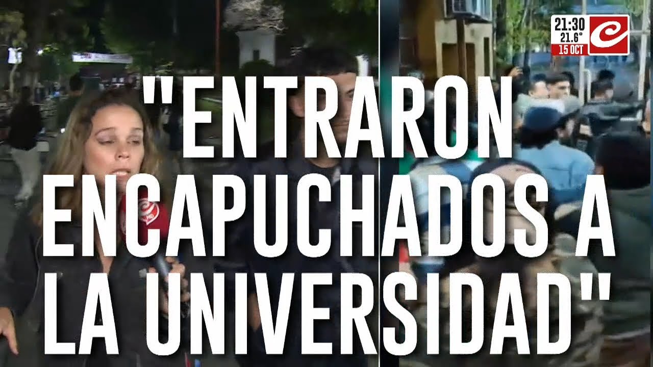 Incidentes en la Universidad de Quilmes: así es un 