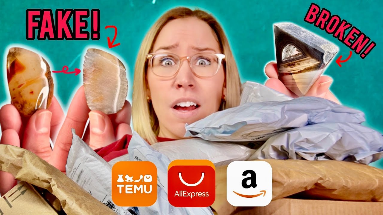 Я купил агаты на Temu, AliExpress и Amazon — они поддельные?