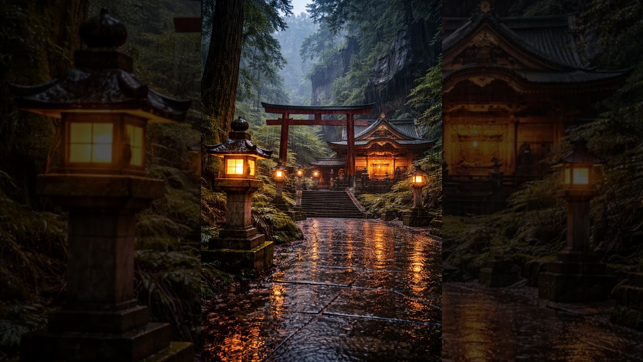 Zen Forest Rain - Deep Sleep & Relaxation