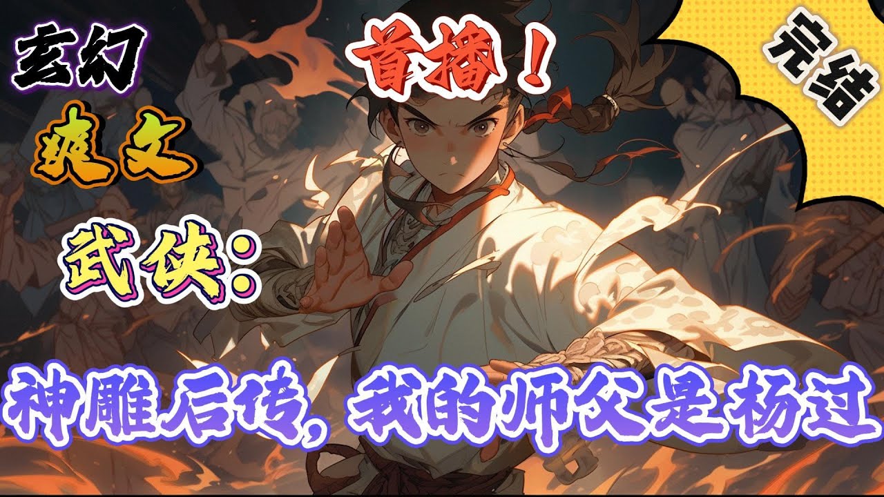 🔥完结！💥独家！《武侠：神雕后传，我的师父是杨过》我，奶奶黄蓉，姑姑郭襄，师娘小龙女，大哥阳顶天，义女黄衫女，徒弟张三丰，堪称武林第一世家。#玄幻#穿越#有声漫画#爽文#无敌#武侠