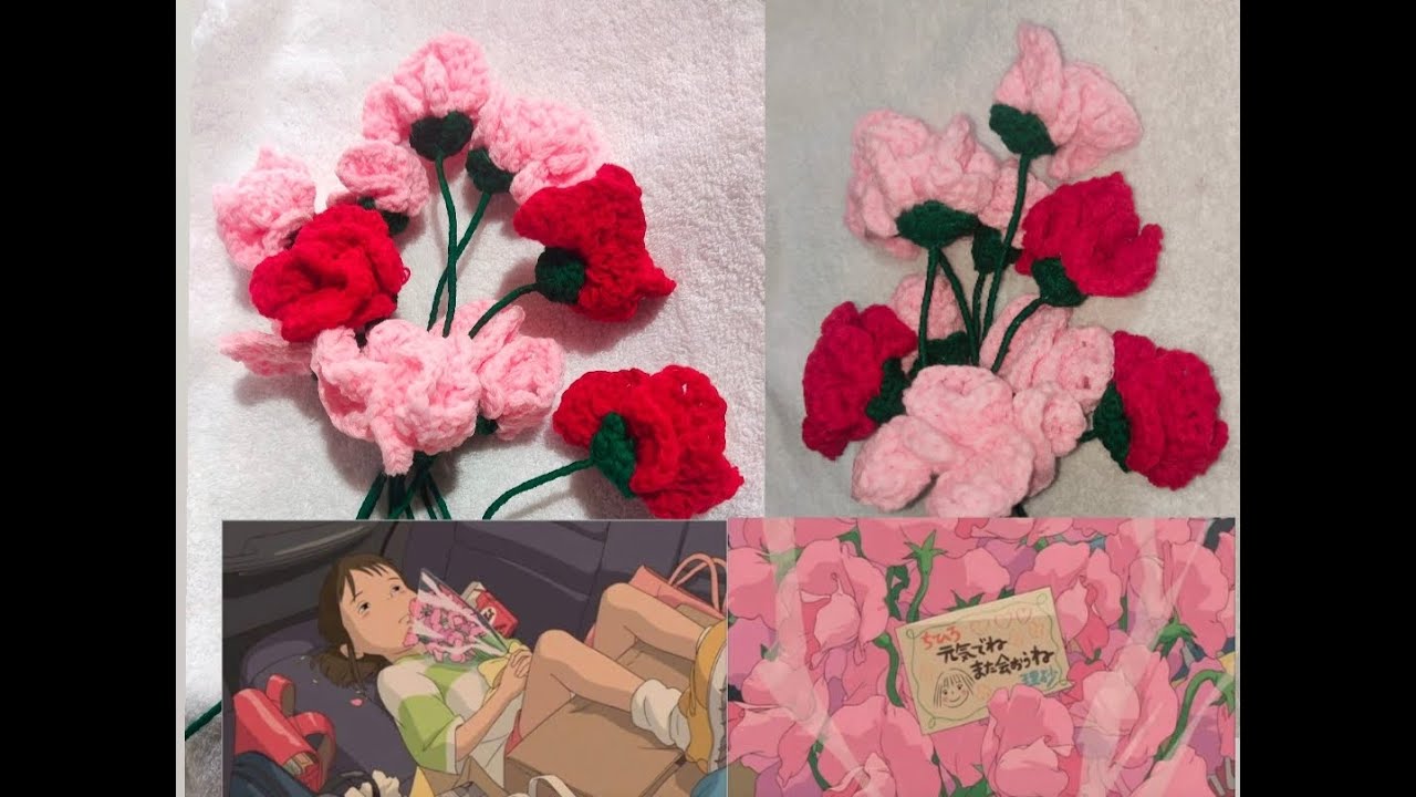 Sweet Pea Flower Crochet Super Easy