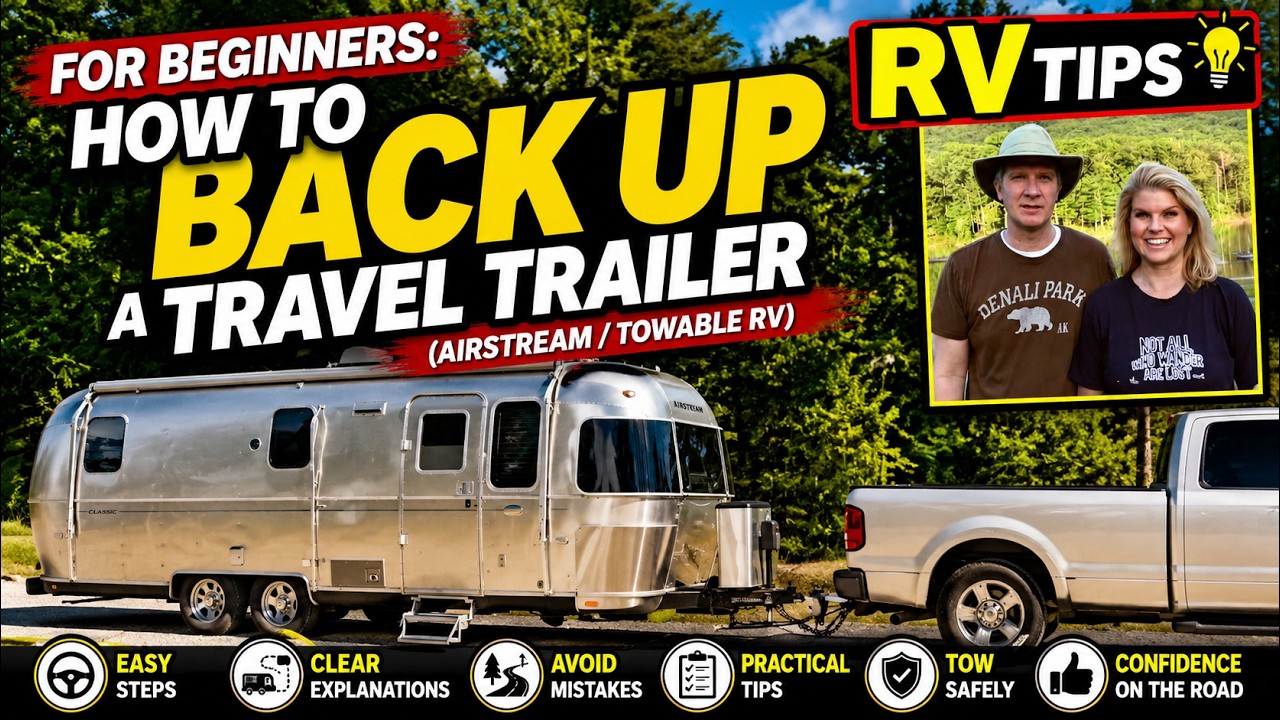 For Beginners: How to Back Up a Travel Trailer (Airstream / Towable RV)
