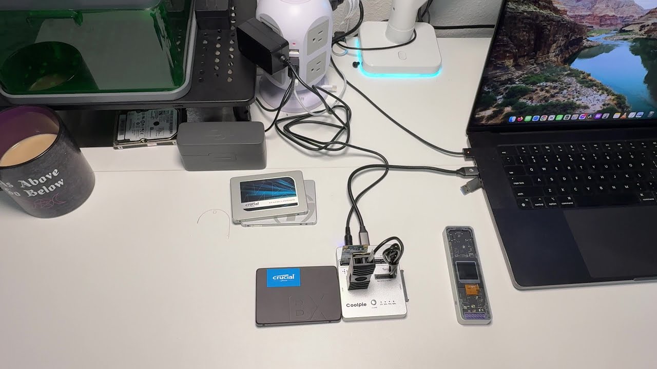 3-in-1 SSD Cloner M.2 NVMe Sata Reader