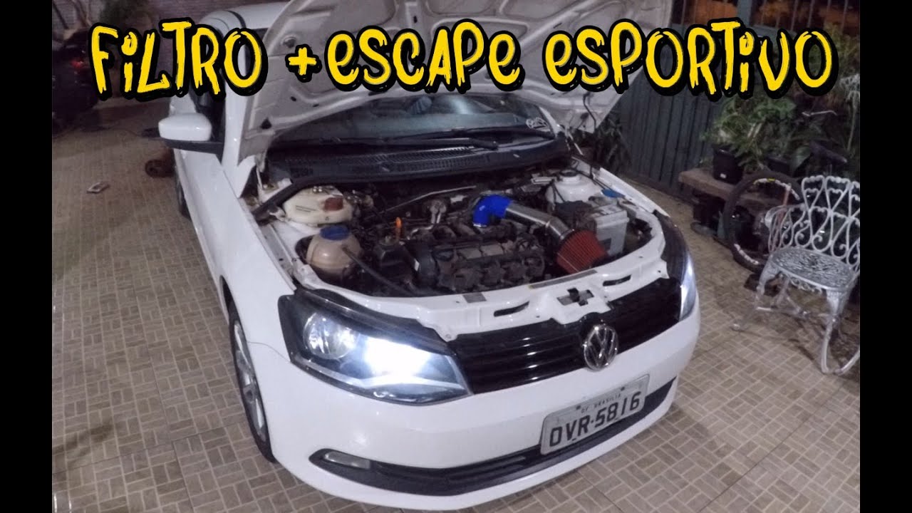 INTALEI FILTRO E ESCAPE ESPORTIVO NO GOL G6