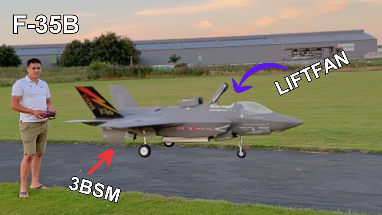 F-35B Replica Masterpiece!  My Dream Came true | Joel vlashof RC STOVL JET MODEL