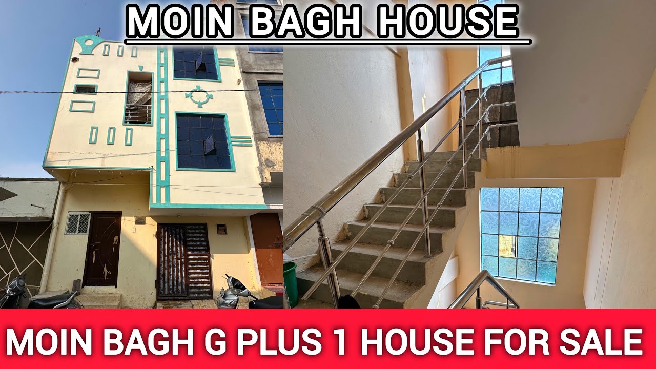 47.5 SQYARDS G PLUS 1  REGISTERED HOUSE FOR SALE MOIN BAGH HOUSE 