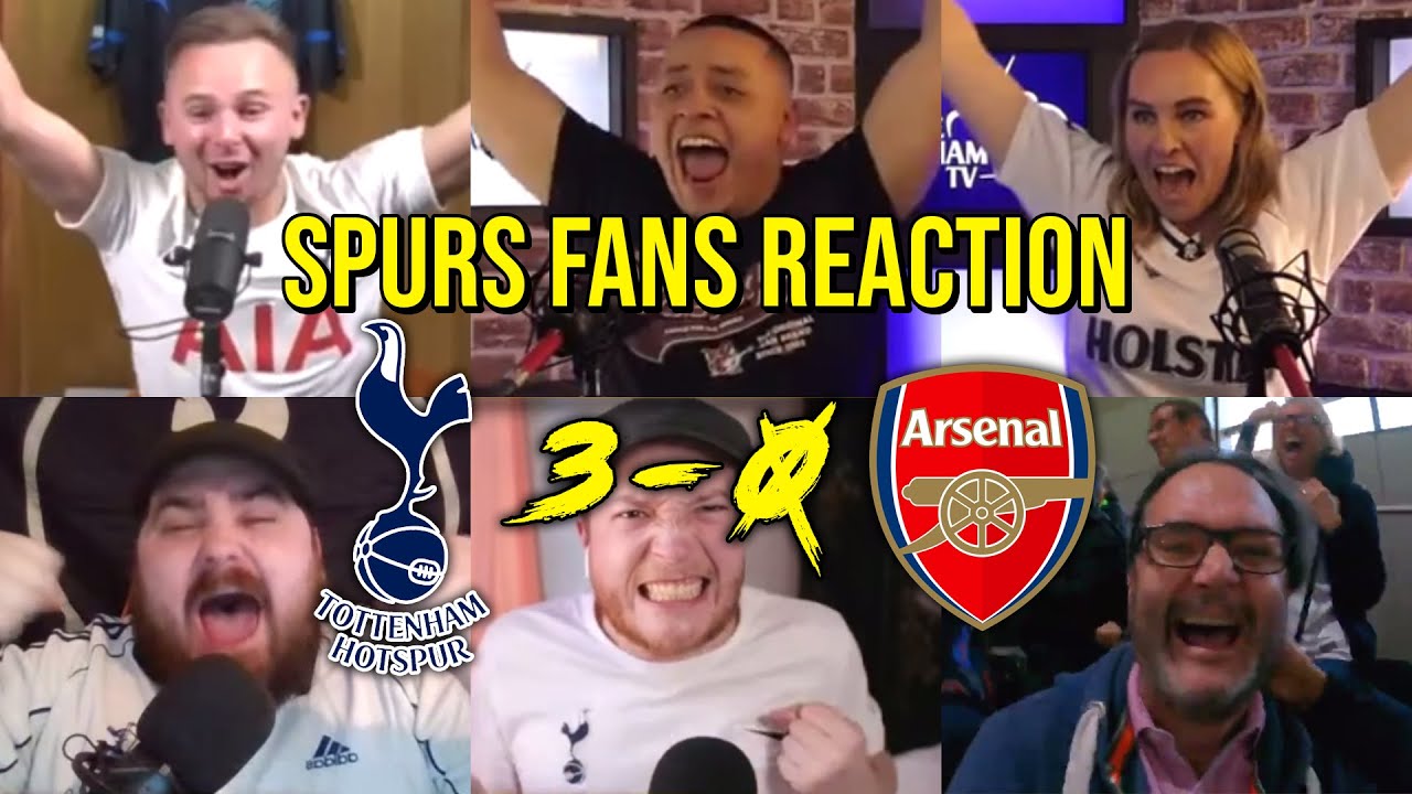 SPURS FANS REACTION TO TOTTENHAM 3 - 0 ARSENAL (NORTH LONDON DERBY) | FANS CHANNEL