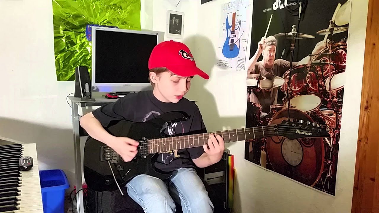 Dustin Tomsen 10 yr old covers Gary Moore 
