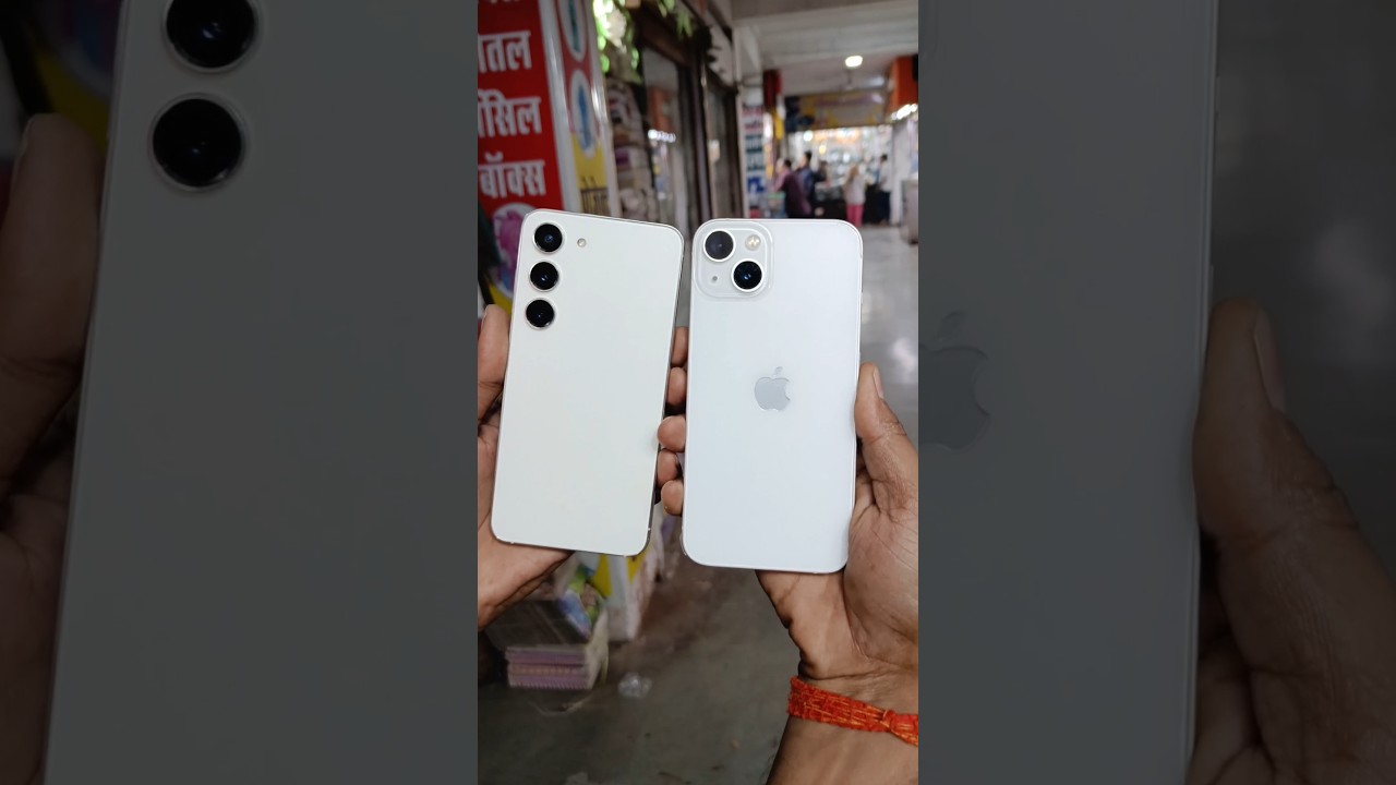 Samsung Galaxy S23 Vs iPhone 13 Camera testing 🔥🔥