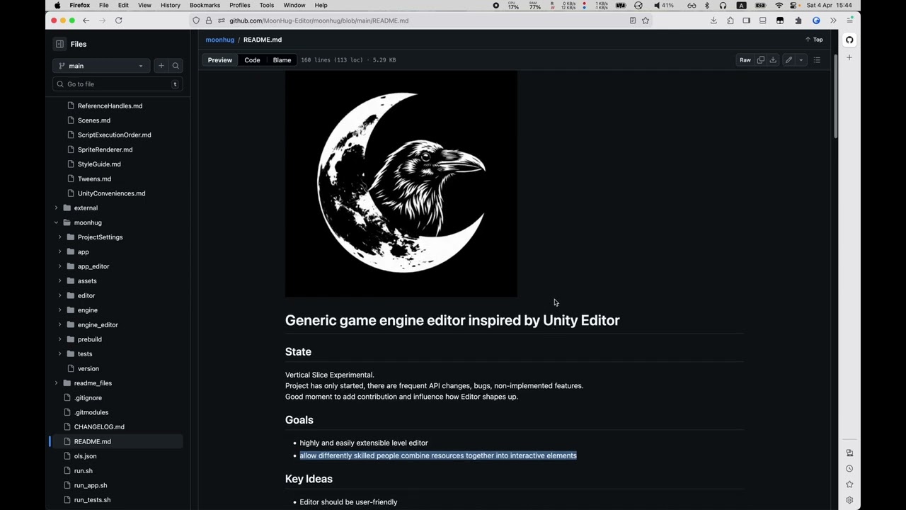 Contributing to MoonHug Editor. Game Engine Editor written in Odin-lang