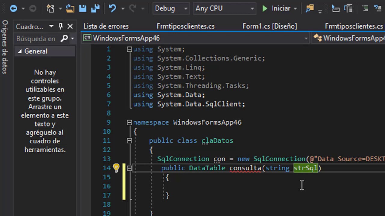 Consulta a  tablas Sql Server