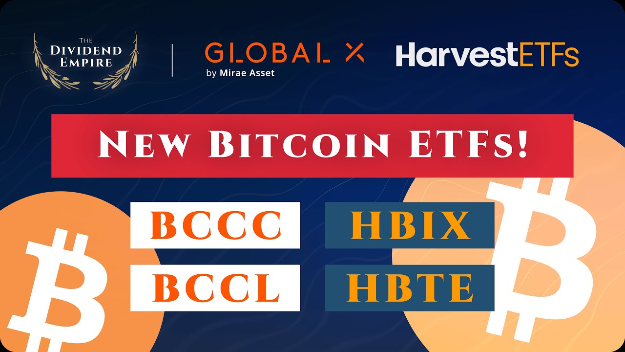 🪙 Just Launched! NEW Bitcoin Covered Call ETFs in Canada (BCCC / BCCL / HBIX / HBTE)